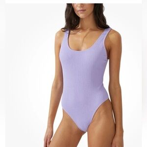 Cotton On Body Scoop Back One Piece Cheeky Swimsuit Size M